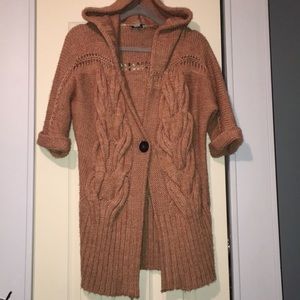 Loft light brown short sleeved sweater